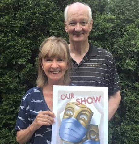 Debra McGrath with her husband, Colin Mochrie.